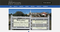 Desktop Screenshot of mckinneybiblechurch.org